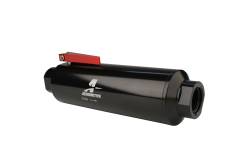 Aeromotive Fuel System - Aeromotive 12332 Shutoff Valve Fuel Filter 100 Micron ORB-12 Black - Image 4