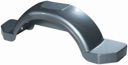 Fulton - Fulton 008594 Plastic Trailer Fender for 14" Wheels 43.4"L 9.7"W 12.75"T Silver - Image 2