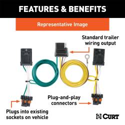 CURT - CURT 55337 Wiring T-Connectors LUMINA APV SILHOUETTE TRANS SPORT - Image 3
