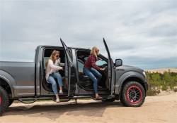 N-Fab - N-Fab F99115CC-6-TX Nerf Steps for 99-15 Ford F250/F350/F450/F550 Crew 8' Black - Image 4