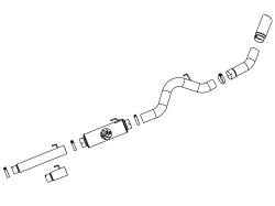 aFe Power - aFe 49-42012 5" Cat-Back Exhaust System for 04-07 Dodge Ram2500/3500 5.9L - Image 7