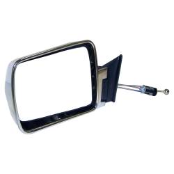 Crown Automotive Jeep Replacement - Crown Automotive 55034121 Manual Remote Mirror for Jeep Cherokee XJ - Image 1