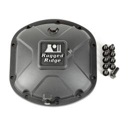 Rugged Ridge - Rugged Ridge Dana 30 Boulder Aluminum Differential Cover Black 16595.13 - Image 1