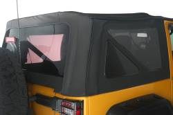 Rugged Ridge - Rugged Ridge Replacement Sailcloth Soft Top Black for Jeep JK 2DR 13737.01 - Image 4