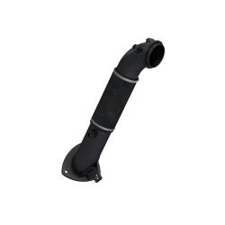 MBRP Exhaust - MBRP Exhaust GM8428 Black 3" Armor Lite Downpipe 15-16 Silverado/Sierra 2500HD - Image 1