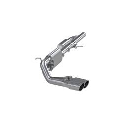 MBRP Exhaust - MBRP S5081304 T304 3" Cat-Back Pre-Axle Dual Side Exit 09-19 Silver/Sierra 1500 - Image 1