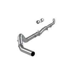 MBRP Exhaust - MBRP Exhaust S60200PLM 5" Downpipe-Back One Side Exit w/o Muffler 01-07 GM HD - Image 1