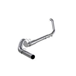 MBRP Exhaust - MBRP Exhaust S62220P AL 5" Turbo Back Single Side Exit w/Muffler 99-03 F250/F350 - Image 1