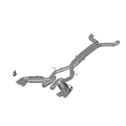 MBRP Exhaust - MBRP Exhaust S7032409 T409 3" Cat-Back Dual Rear Exit w/Muffler 16-24 Camaro - Image 1