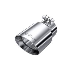 MBRP Exhaust - MBRP Exhaust T5122 T304 SS 3" Inlet Dual Wall Angle Cut 4" Outlet Tip Universal - Image 1
