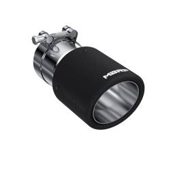MBRP Exhaust - MBRP Exhaust T5122CF Carbon Fiber 3" Inlet Dual Wall Angle Cut 4" Outlet Tip - Image 1