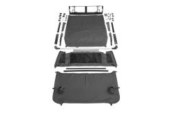 Rampage - Rampage 990135 Trailview Tonneau Top Fold-Back Sunroof for 07-18 Wrangler JK 4DR - Image 1