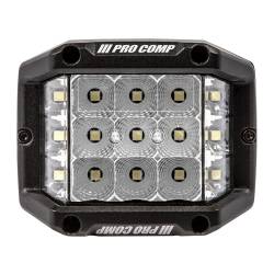 Pro Comp Suspension - Pro Comp Suspension 76411P 2"x2" Wide Angle Cube LED Combo PAIR Black - Image 3