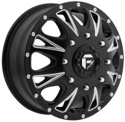 Fuel 1PC - Fuel Off Road D513176582F D513 Throttle 17x6.5 8x6.5 129mm Matte Black/Milled - Image 1