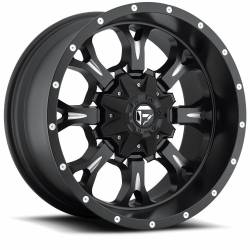 Fuel 1PC - Fuel Off Road D517 KRANK 17x9 5x4.5 5x5.0 -12mm Matte Black/Milled D51717902645 - Image 1