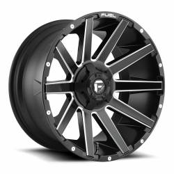Fuel 1PC - Fuel Off Road D616 CONTRA 20x10 5x4.5 5x5 -18mm Matte Black/Milled D61620002647 - Image 1