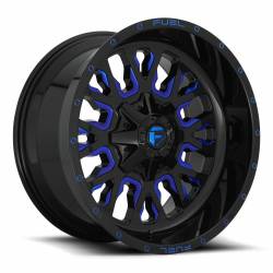 Fuel 1PC - Fuel Off Road D64520901850 D645 STROKE 20x9 8x180 1mm Gloss Black/Blue Tint - Image 1