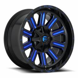 Fuel 1PC - Fuel Off Road D64620002647 D646 HARDLINE 20x10 5x4.5/5x5.0 -18mm Black/Blue Tint - Image 1