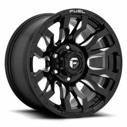 Fuel 1PC - Fuel Off Road D673 BLITZ 16x8 6x5.5 1mm Gloss Black/Milled D67316808445 - Image 1