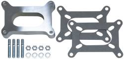 Trans-Dapt Performance - Trans-Dapt 2135 1" Tall Holley 2BBL Spacer Open Cast Alu. Carburetor Spacer - Image 1