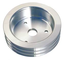 Trans-Dapt Performance - Trans-Dapt 8878 Mach. Alu. Crankshaft Pulley 3 Groove Chevy 396/454 Short W/P - Image 1