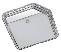 Trans-Dapt Performance - Trans-Dapt 9074 Chrome Transmission Pan Plain Stock Capacity TH350 - Image 1