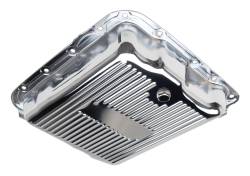 Trans-Dapt Performance - Trans-Dapt 9740 Chrome Trans. Pan/Cap Stock Depth Finned Bottom 700R4/4L60E - Image 1