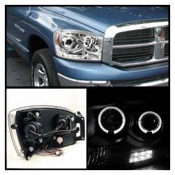 Spyder Auto - Spyder Auto 5010018 Halo Projector Headlights Chrome/Clear for Dodge Ram - Image 6