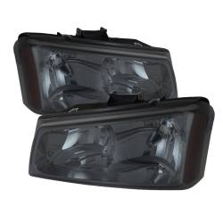 xTune Auto - xTune Auto 5072269 Crystal Headlights Chrome/Smoked - Image 1