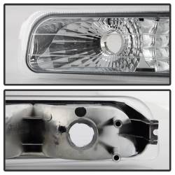 Spyder Auto - xTune Auto 5064295 Chrome/Clear Front Bumper Lights - Image 3