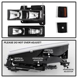 Spyder Auto - xTune Auto 5072221 Crystal Front Headlight Kit Black/Clear - Image 5