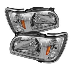 xTune Auto - xTune Auto 5056368 Chrome/Clear Crystal Headlights - Image 1