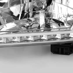 xTune Auto - xTune Auto 5056368 Chrome/Clear Crystal Headlights - Image 4