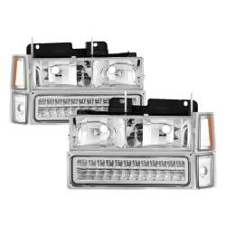 Spyder Auto - xTune Auto 5069559 Crystal Front Headlight Kit Chrome/Clear - Image 1