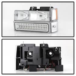 Spyder Auto - xTune Auto 5069559 Crystal Front Headlight Kit Chrome/Clear - Image 2