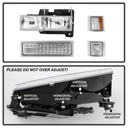 Spyder Auto - xTune Auto 5069559 Crystal Front Headlight Kit Chrome/Clear - Image 5