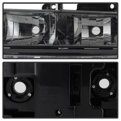 Spyder Auto - xTune Auto 5072238 Crystal Front Headlight Kit Chrome/Smoked - Image 3