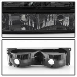 Spyder Auto - xTune Auto 5072238 Crystal Front Headlight Kit Chrome/Smoked - Image 4