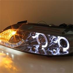 Spyder Auto - Spyder Auto 5042545 LED Halo Projector Headlights Chrome/Smoked - Image 2