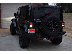 Spyder Auto - Spyder Auto 5070395 Black/Clear LED Taillights for Jeep Wrangler JK - Image 4