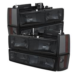 Spyder Auto - xTune Auto 5073525 Smoked Front Headlight Kit w/Corner for 92-93 Yukon - Image 1