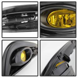 Spyder Auto - Spyder Auto 5077752 Black/Amber Halogen Fog Lights for 13-15 Honda Civic Sedan - Image 4