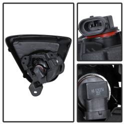 Spyder Auto - Spyder Auto 5080264 Black/Clear Fog Lights for 13-15 CX-5 - Image 3