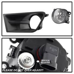 Spyder Auto - Spyder Auto 5083029 Halogen Fog Lights Black/Clear for 10-12 Ford Mustang V6 - Image 3