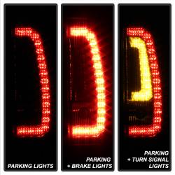 Spyder Auto - Spyder Auto 5083418 Black/Clear LED Taillights for Suburban/Tahoe/Yukon - Image 4