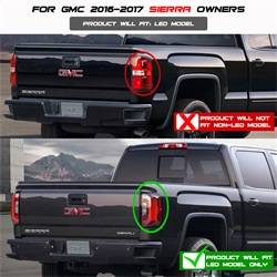 Spyder Auto - Spyder Auto 5083777 Black/Clear LED Taillights for 16-17 GMC Sierra - Image 2