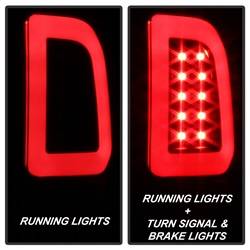 Spyder Auto - Spyder Auto 5084231 Black LED Light Bar Taillights for 97-07 F150 Super Duty - Image 1