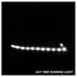 Spyder Auto - Spyder Auto 5083982 DRL Projector Headlights Black/Clear for Sienna - Image 1