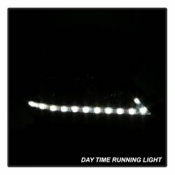 Spyder Auto - Spyder Auto 5083982 DRL Projector Headlights Black/Clear for Sienna - Image 9