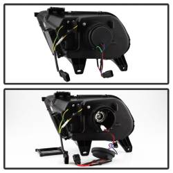 Spyder Auto - Spyder Auto 5085429 Black Light Bar Projector Headlights for 10-14 Ford Mustang - Image 3